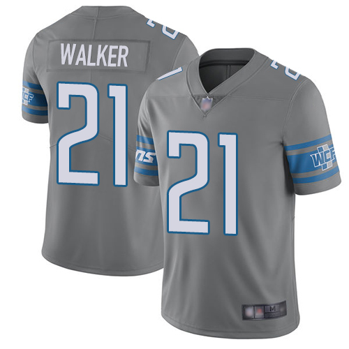 Detroit Lions Limited Steel Men Tracy Walker Jersey NFL Football 21 Rush Vapor Untouchable